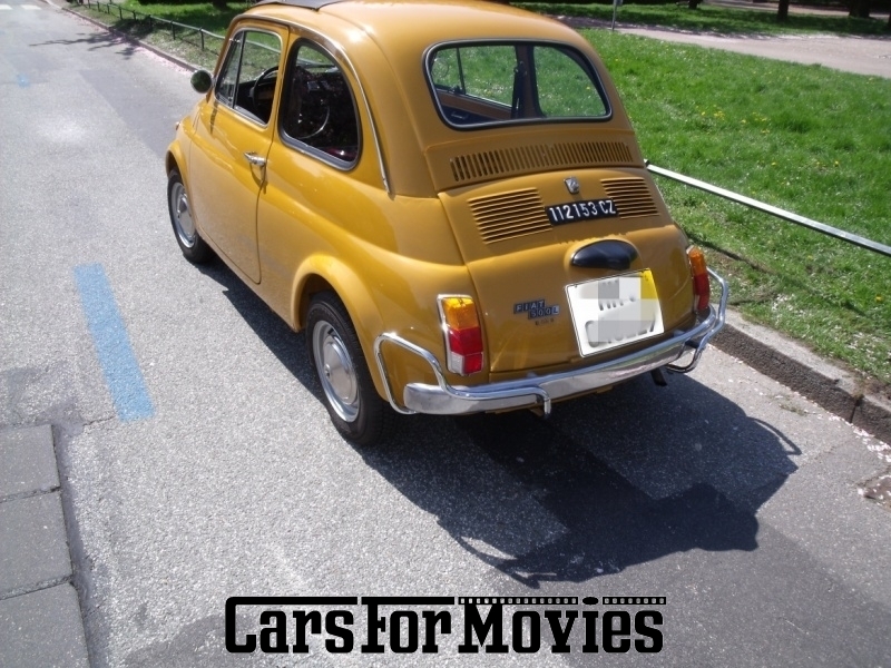 CarsForMovies | Fiat 500 1971 Italien Gelb Schwarz Zivilfahrzeug Kleinwagen Hamburg 4136 Oldtimer
